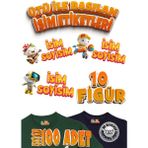 Kıyafet Etiketi - Okul Kıyafet Kumaş Etiketi Kreş Anaokulu Ilkokul Kıyafet Kumaş Etiketi SET05