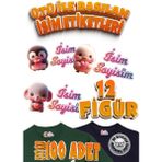 Kıyafet Etiketi - Okul Kıyafet Kumaş Etiketi Kreş Anaokulu Ilkokul Kıyafet Kumaş Etiketi SET08