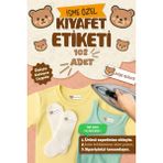 Kıyafet Etiketi - Okul Kıyafetlerine Kişiye Özel 30 Saniyede Kolay Uygulama Yıkamaya Dayanıklı - Beyaz