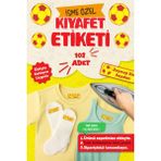 Kıyafet Etiketi - Okul Kıyafetlerine Kişiye Özel 30 Saniyede Kolay Uygulama Yıkanabilir -Galatasaray - Çok Renkli - Kumaş Etiketi - 40x13mm