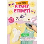 Kıyafet Etiketi - Okul Kıyafetlerine Kişiye Özel 30 Saniyede Kolay Uygulama Yıkanabilir -Güneş Figür - Çok Renkli - Kumaş Etiketi - 40x13mm