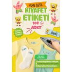 Kıyafet Etiketi - Okul Kıyafetlerine Kişiye Özel 30 Saniyede Kolay Uygulama Yıkanabilir Sünger Dob - Çok Renkli - Kumaş Etiketi - 40x13mm