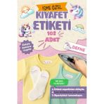 Kıyafet Etiketi - Okul Kıyafetlerine Kişiye Özel 30 Saniyede Kolay Uygulama Yıkanabilir - Unicorn 2 - Çok Renkli - Kumaş Etiketi - 40x13mm