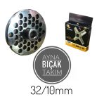 Kıyma Makine Ayna Bıçak Takım 32/10Mm