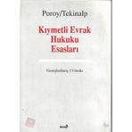Kıymetli Evrak Hukuku Esasları