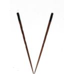 Kiyomi Çok Kullanımlık -Koyu Ahşap Bambu Chopstick - 2 Adet