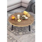 Kiyra Wood Katlanabilir Plastik Ayaklı Ahşap Yer Sofrası 80 Cm 80cm cm