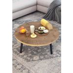 kiyra wood Katlanabilir Plastik Ayaklı Ahşap Yer Sofrası 80 Cm