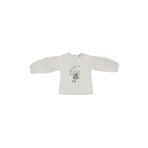 Kız Bebek Baskı Detaylı Ekru Sweatshirt 0-6 Ay (56-62 cm)