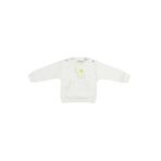 Kız Bebek Baskı Detaylı Ekru Sweatshirt 12-18 AY (80-86 cm)