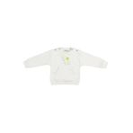 Kız Bebek Baskı Detaylı Ekru Sweatshirt 6-12 Ay (68-74 cm)