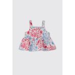 Kız Bebek Çiçek Desenli Pembe Bluz 3 Yaş (98 cm)