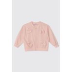 Kız Bebek Çiçek Motifli Pembe Sweatshirt 4 Yaş (104 cm)