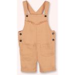 Kız Bebek Çıtçıtlı Dikiş Detaylı Somon Salopet - 6 - 12 Ay