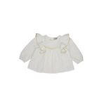 Kız Bebek Dantel Detaylı Ekru Bluz 6-12 Ay (68-74 cm)