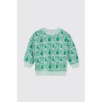 Kız Bebek Desenli Mint Sweatshirt 4 Yaş (104 cm)