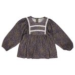 Kız Bebek Desenli Mor Bluz 2 Yaş (92 cm)