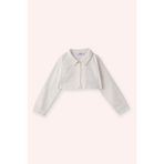 Kız Bebek Ekru Crop Ceket 2 Yaş (92 cm)