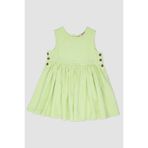 Kız Bebek Eteği Volanlı Yeşil Elbise 6-12 Ay (68-74 cm)