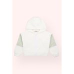 Kız Bebek Fermuarlı Ekru Sweatshirt 4 Yaş (104 cm)