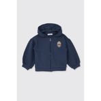 Kız Bebek Fermuarlı Lacivert Sweatshirt 12-18 Ay (80-86 cm)