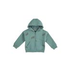 Kız Bebek Fermuarlı Yeşil Sweatshirt 6-12 Ay (68-74 cm)