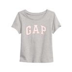 Kız Bebek Gap Logo T-Shirt Gri 3 Yaş