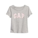 Kız Bebek Gap Logo T-Shirt Gri 6-12 Ay