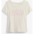 Kız Bebek Gap Logo T-Shirt Kırık Beyaz