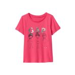 Kız Bebek Grafik T-Shirt Fuşya
