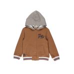 Kız Bebek Kapüşonlu Camel Örme Ceket 4 Yaş (104 cm)