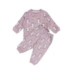 Kız Bebek Mor Unicorn Baskılı Pijama Takımı