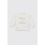 Kız Bebek Nakış Detaylı Ekru Sweatshirt 3 Yaş (98 cm)