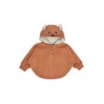 Kız Bebek Nakış Detaylı Kiremit Sweatshirt 0-6 Ay (56-62 cm)