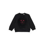 Kız Bebek Nakış Detaylı Siyah Sweatshirt 0-6 Ay (56-62 cm)