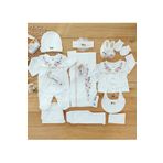 Kız Bebek Natural Lüx Organik Hastane Çıkışı Seti mlk16551pare