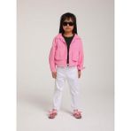 Kız Bebek Pamuklu Ince Dokulu Ceket - Pembe - 3 - 4 Yaş