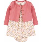 Kız Bebek Pembe Elbise Set - 9 Ay