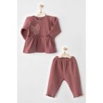 Kız Bebek Takım 2 Parça Set Casual Ac26204