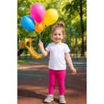 KIZ BEBEK TAYT DÜZ RENK LİKRALI KUMAŞ ESNEK FUŞYA 1 Yaş