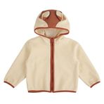 Kız Bebek Tilki Kulaklı Peluş Bej Sweatshirt 2 Yaş (92 cm)