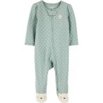 Kız Bebek Yeşil Uyku Tulumu - Prematüre