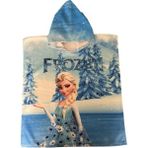 Kız Çocuk %100 Cotton Panço Plaj Havlusu - Mavi