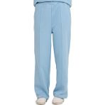 Kız Çocuk 3 Iplik Penye Pamuk Beli Lastikli Bağcıklı Eşofman Altı Okul Pantolon - Bebe Mavi - 9 - 10 Yaş
