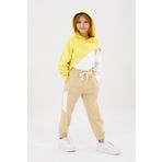 Kız Çocuk Asimetrik Sarı Sweatshirt 4 Yaş (104 cm)