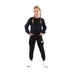 Kız Çocuk Back To School Pamuklu Trend Eşofman Takımı AK2529, Siyah, 13 Yaş