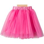 Kız Çocuk Beli Lastikli Tütü Etek 6/14 Yaş - 6 Yaş - Pembe
