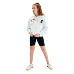 Kız Çocuk Beyaz Sweatshirt