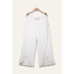 Kız Çocuk Bol Pantolon - Beyaz - 11 - 12 Yaş