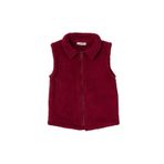 Kız Çocuk Bordo Peluş Yelek 6 Yaş (116 cm)